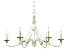  1046-701 - 6 LIGHT CHANDELIER