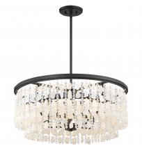  6705-66 - Shimmering Elegance 5 Light Chandelier