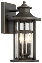  72552-143C - 3 LIGHT OUTDOOR WALL LAMP