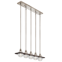  44372CLP - Potomi™ 5 Light Linear Chandelier Classic Pewter