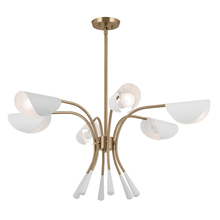  52559CPZWH - Chandelier 6Lt