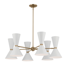  52566CPZWH - Chandelier 12Lt