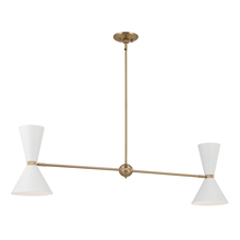  52569CPZWH - Linear Chandelier 4Lt