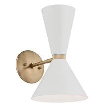  52570CPZWH - Wall Sconce 2Lt