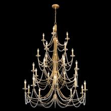  350C28FG - Brentwood 28-Lt 4-Tier Chandelier - French Gold