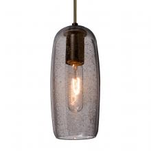 Besa Lighting 1JC-PINOT9SM-BR - Besa, Pinot 9 Cord Pendant, Smoke Bubble, Bronze FInish 1x60W Incandescent