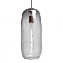 Besa Lighting 1JT-PINOT18CL-BK-L - Besa, Pinot 18 Cord Pendant, Clear Bubble, Black FInish 1x60W Incandescent, 15Ft. Cor