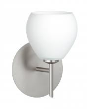 Besa Lighting 1SW-560507-SN - Besa Wall Tay Tay Satin Nickel Opal Matte 1x40W G9