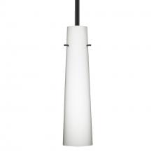 Besa Lighting 1TT-567407-LED-BK - Besa Camino Stem Pendant Black Opal Matte 1x5W LED