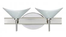 Besa Lighting 2SW-191352-LED-CR - Besa Wall Hoppi Chrome Marble 2x3W LED