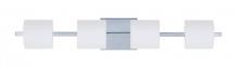 Besa Lighting 4WS-787307-CR - Besa Wall Paolo Chrome Opal Matte 4x50W G9