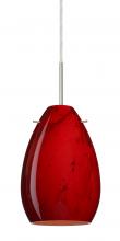 Besa Lighting B-1713MA-LED-SN - Besa Pendant for Multiport Canopy Pera 6 Satin Nickel Magma 1x5W LED