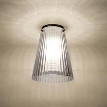 Besa Lighting DIONCLC-LED-BK - Dion Ceiling, Clear Shade, Black Finish, 1x9W LED