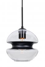 Besa Lighting J-HULA8BK-BK - Besa Hula 8 Cord Pendant