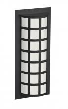  SCALA20-WA-LED-BK - Besa Outdoor Scala 20 Black White Acrylic 2x8W LED