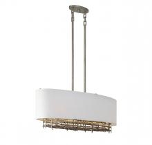  1-1065-4-10 - Cameo 4-Light Linear Chandelier in Campagne Luxe