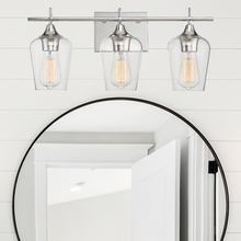 8-4030-3-11 - Octave 3-Light Bathroom Vanity Light in Polished Chrome