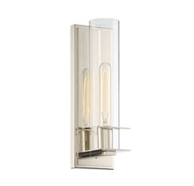  9-100-1-109 - Hartford 1-Light Wall Sconce in Polished Nickel