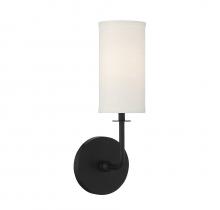  9-1755-1-89 - Powell 1-Light Wall Sconce in Matte Black