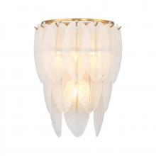  9-3506-3-322 - Boa 3-Light Wall Sconce in Warm Brass by Breegan Jane