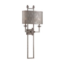  9-4304-2-242 - Structure 2-Light Wall Sconce in Aged Steel