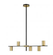  814-5L-MB-OBR - 5 Light Linear Chandelier