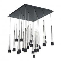  PD-59425S-BK - Quill Chandelier Light