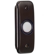 BR2-BZ - Recessed Mount Stepped Rectangle LED Lighted Push Button in Bronze