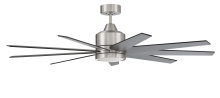Craftmade CHP60BNK9 - 60" Champion in Brushed Polished Nickel w/ Brushed Nickel/Flat Black Blades