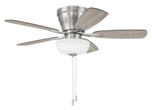Craftmade WHL42BNK5C1 - 42" Hugger Ceiling Fan w/ 5 Blades, Light Kit