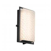  FSN-7562W-WEVE-MBLK - Avalon Small ADA Outdoor/Indoor LED Wall Sconce