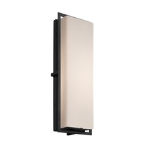  FSN-7564W-OPAL-MBLK - Avalon Large ADA Outdoor/Indoor LED Wall Sconce