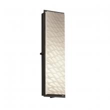  FSN-7565W-WEVE-MBLK - Avalon 24" ADA Outdoor/Indoor LED Wall Sconce