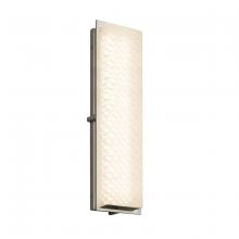  FSN-7565W-WEVE-NCKL - Avalon 24" ADA Outdoor/Indoor LED Wall Sconce