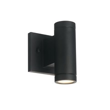  NSH-4110W-MBLK - Portico Large Up & Downlight LED Outdoor Wall Sconce