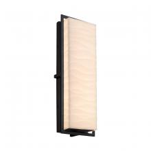  PNA-7564W-WAVE-MBLK - Avalon Large ADA Outdoor/Indoor LED Wall Sconce