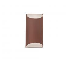 Justice Design Group CER-5750W-CLAY - Small ADA LED Tapered Cylinder (Outdoor)