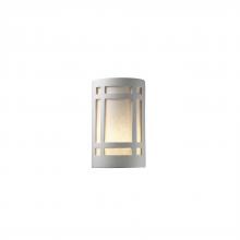 Justice Design Group CER-7485-BIS-LED1-1000 - Small Craftsman Window - Open Top & Bottom - LED