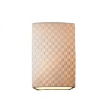  POR-8856-CHKR - Large Rectangle Wall Sconce