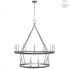  CHC 5882AI/NRT - Darlana Extra Large Two Tier Chandelier