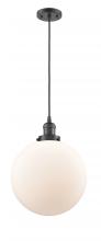 Innovations Lighting 201C-OB-G201-12-LED - Beacon - 1 Light - 12 inch - Oil Rubbed Bronze - Cord hung - Mini Pendant