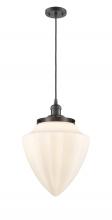 Innovations Lighting 201C-OB-G661-12-LED - Bullet - 1 Light - 12 inch - Oil Rubbed Bronze - Cord hung - Mini Pendant
