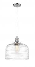 Innovations Lighting 201C-PC-G713-L-LED - Bell - 1 Light - 12 inch - Polished Chrome - Cord hung - Mini Pendant