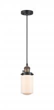 Innovations Lighting 201CSW-BAB-G311-LED - Dover - 1 Light - 5 inch - Black Antique Brass - Cord hung - Mini Pendant