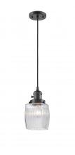 Innovations Lighting 201CSW-OB-G302-LED - Colton - 1 Light - 6 inch - Oil Rubbed Bronze - Cord hung - Mini Pendant