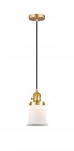 Innovations Lighting 201CSW-SG-G181S-LED - Canton - 1 Light - 5 inch - Satin Gold - Cord hung - Mini Pendant
