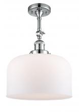 Innovations Lighting 201F-PC-G71-L-LED - Bell - 1 Light - 12 inch - Polished Chrome - Adjustable Semi-Flush Mount