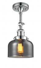Innovations Lighting 201F-PC-G73-LED - Bell - 1 Light - 8 inch - Polished Chrome - Adjustable Semi-Flush Mount