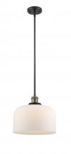 Innovations Lighting 201S-BAB-G71-L-LED - Bell - 1 Light - 12 inch - Black Antique Brass - Stem Hung - Mini Pendant