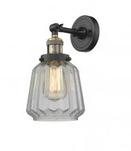  203-BAB-G142 - Chatham - 1 Light - 7 inch - Black Antique Brass - Sconce